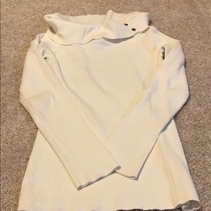 Cream cowl neck sweater